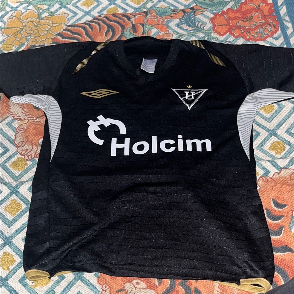 Blokecore Black and Gold Athletic Sports Jersey Cycling Shirt